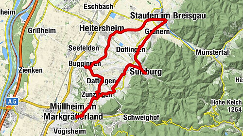 Weingenuss zwischen Müllheim und Staufen