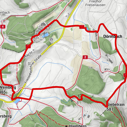 DIETERSHAUSEN | Giebelrain (Gipfelkreuz)