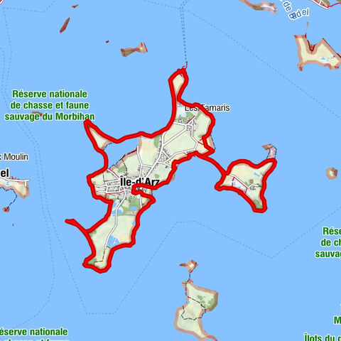 Île-d'Arz Randonnée