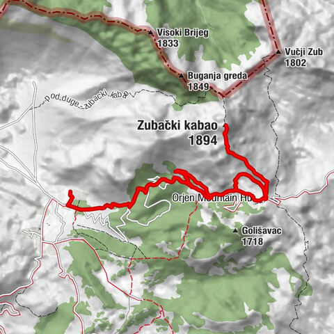 Konoba GUŠTI - Vrbanj - Orjen Mountain Hut - Zubački kabao
