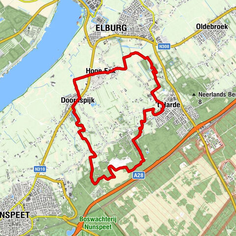't Harde - Hokseberg - Elburg - Doornspijk