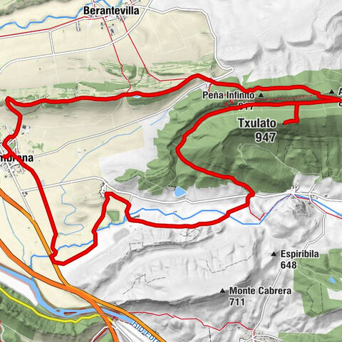 Zambrana - Coto de caza El Castillo - Txulato - Peña Infinito