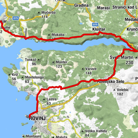 Vrsar - Sveti Mihovil - Kozarica - Stari grad