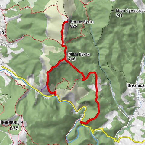 Чесма 4 луле - Мали Вукан - Велики Вукан - Горњак