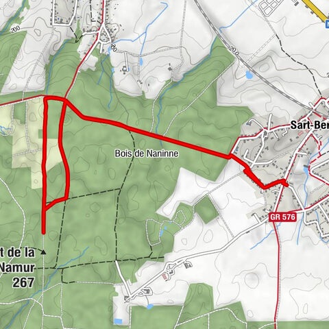 Sart-Bernard - Sommet de la commune de Namur