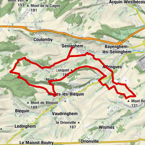 Seninghem - Église Saint-Martin - Église Saint-Pierre - Mont du Lusquet