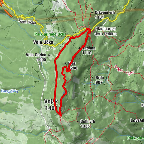 Planinarski dom Poklon - Plas - Vojak - Poklon