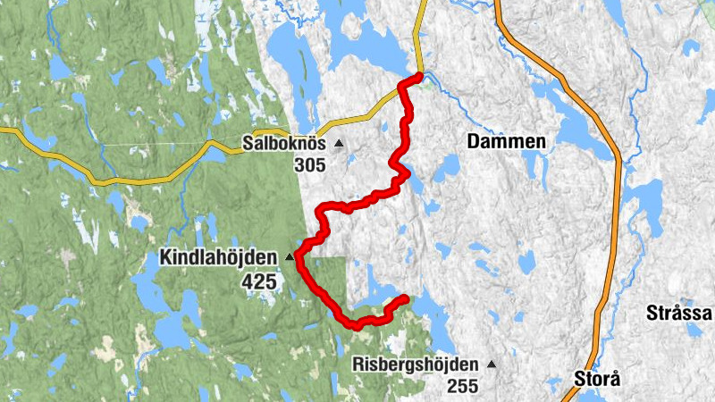 Nyberget - Smala mossen - Stuttjärn - Ljusnarsbergs kommun