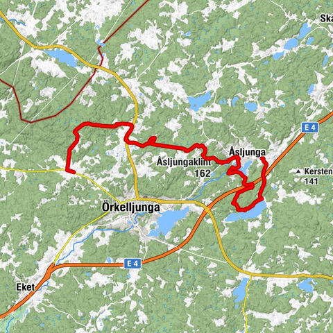 Harbäckshult - Gudebygget - Åsljungaklint - Örkelljunga kommun