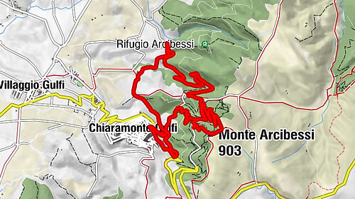 Chiaramonte Gulfi - Monte Arcibessi - Cava del Fico