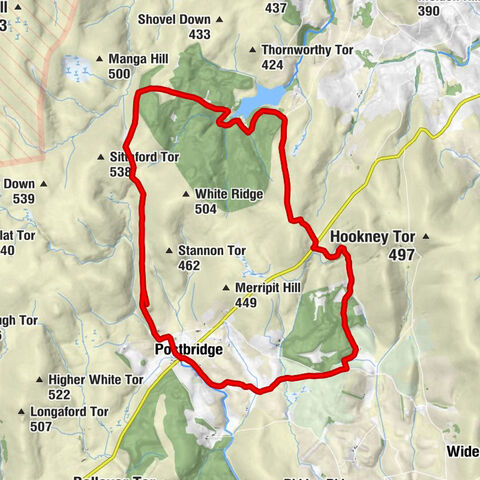 Birch Tor and Vitifer Tin Mine - Postbridge - Hartland Tor - Dartmoor Forest
