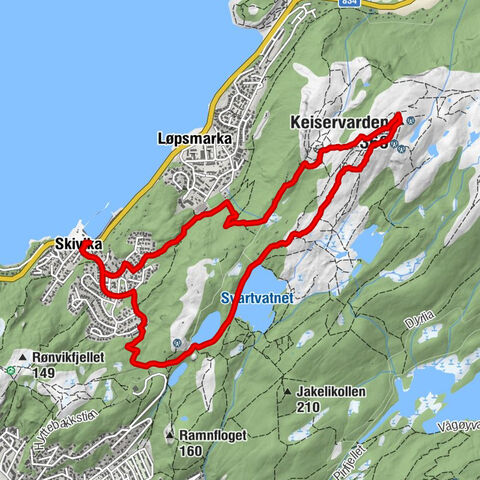 Skivika - Keiservarden - Bodø - Bådåddjo