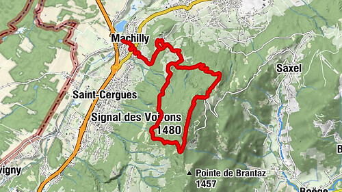 Machilly - Église Saint-Martin - Notre-Dame des Voirons - Signal des Voirons