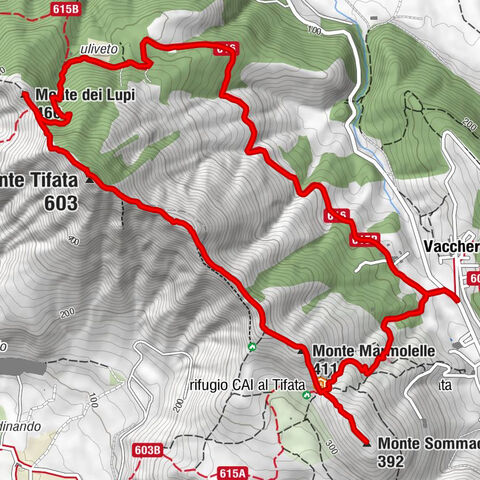 Caserta - Monte San Nicola - Monte Tifata - Dogana Golosa