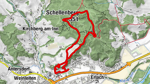 Simbach am Inn - Schellenberg - Schellenberghaus - Minigolf-Stüberl