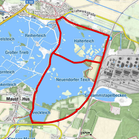 Peitz Ost - Picnjo pódzajtšo - Teich GUT Peitz - Maustmühle - Maust - Hus