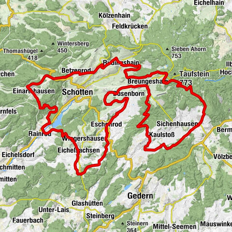 Hoherodskopf - Gackerstein - Bilstein - Ev. Kirchengemeinde Burkhards / Kaulstoß