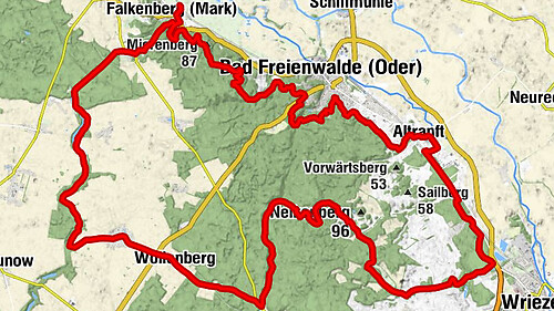 Rathsdorf - Märkischer Watzmann - Paschenberg - Lüdersdorf