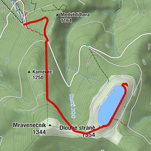 Rejhotice - Dlouhé stráně