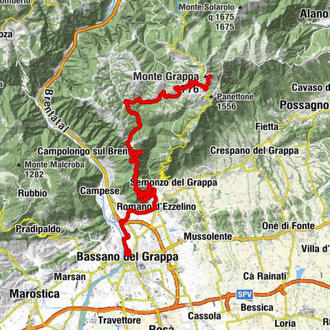 Bassano del Grappa - Chiesa di San Sebastiano - Cappellina dell'Orto - Rifugio Bassano