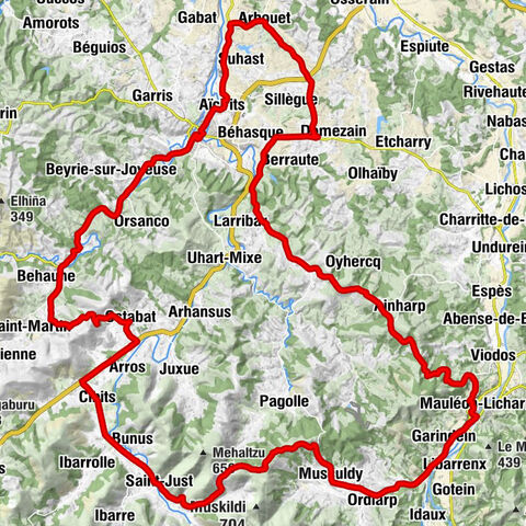 Saint-Palais - Église Saint-Cyprien - Église Saint-Laurent - Église Saint-Jean-Baptiste