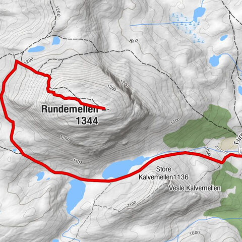 Turrsjøen - Rundemellen
