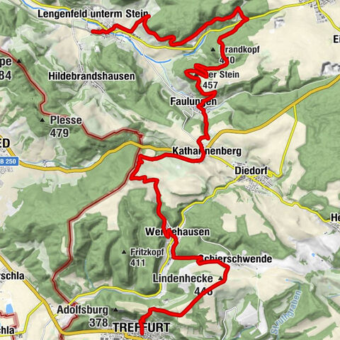 Lengenfeld unterm Stein - Der Stein - Lindenhecke - Ratskeller