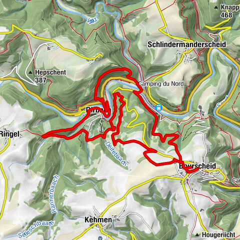 Saint-Michel - Dirbach - Auberge de la Sûre - Bourscheid