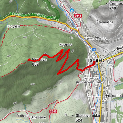 Tisovec - Evanjelický kostol a. v. - Hradová