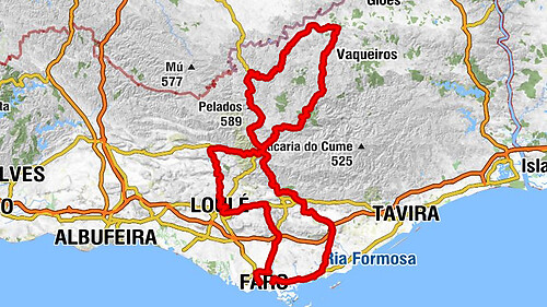 Faro - Pelados - Cumeada do Malhão - Pedra