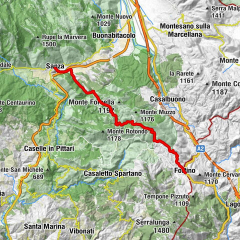 Sanza - Varco delle Chiappe - Fortino