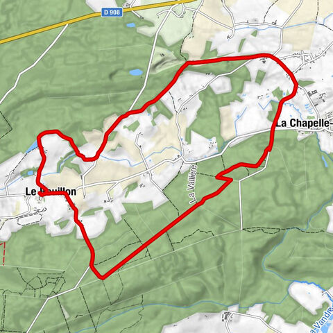 Le Bouillon - La Boissière - Les Racinetteries - La Moraignerie