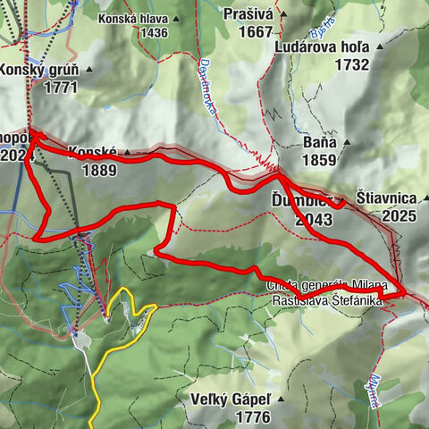 Kamenná chata pod Chopkom - Chopok - Ďumbier - Reštaurácia Rotunda