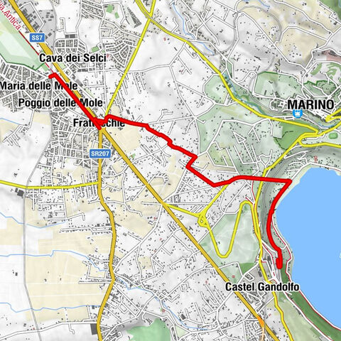 Castel Gandolfo - Albano Laziale - Marino - Ciampino