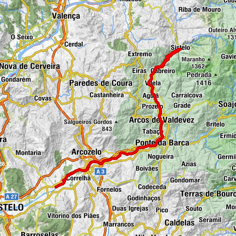 Sistelo - Capela de Nossa Senhora dos Aflitos - Capela de Santo António - Santa Comba