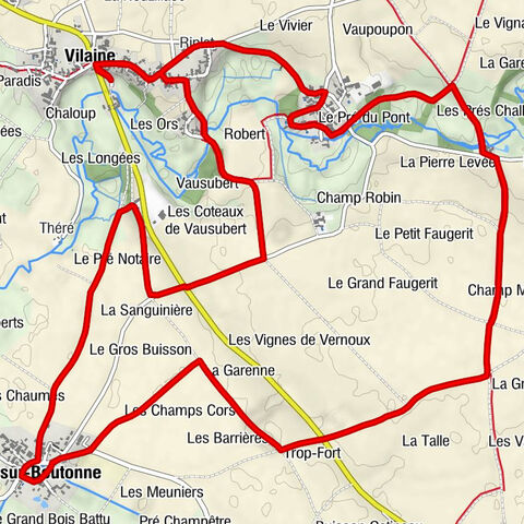 Vernoux-sur-Boutonne - Église de la Sainte-Croix - Saint-Hubert - La Grézolle