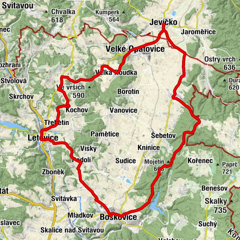 Jevíčko - Kostel svatého Jiří - Pod kostelem - Evangelický kostel