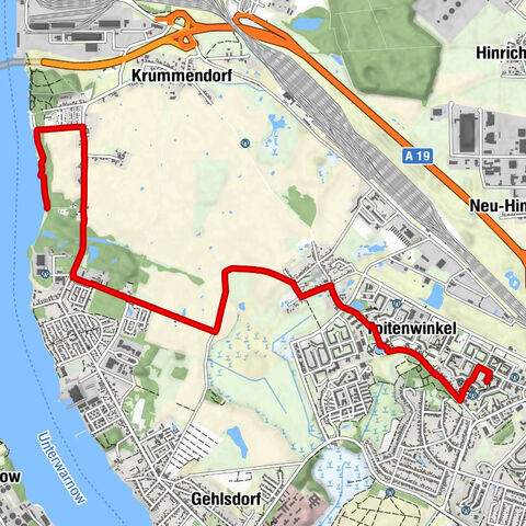 Dierkow Dorf - Al Andalus - Kirche Toitenwinkel - Krummendorf