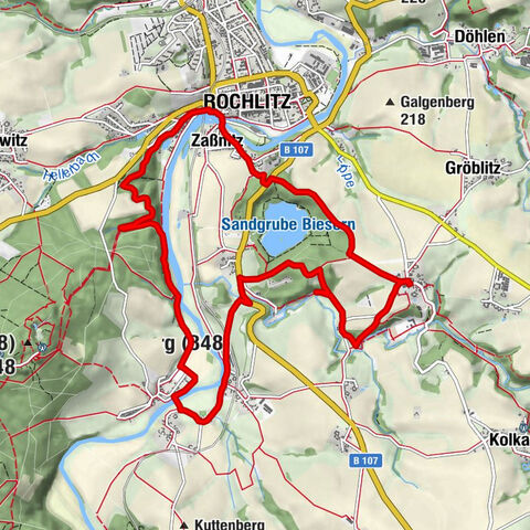 Geo-route Rochlitz – Fischheim – Seelitz – Rochlitz