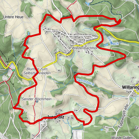 Wandern am Wuhr - Vom Solfelsen ans Heidenwuhr