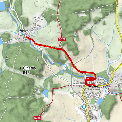 Stráž - kostel svatého Václava - Souměř