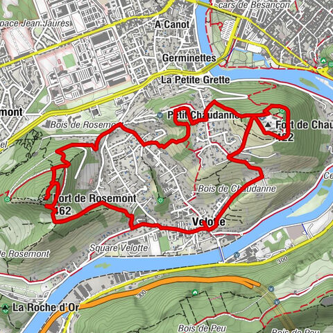 Velotte - Fort de Chaudanne - Fort de Rosemont