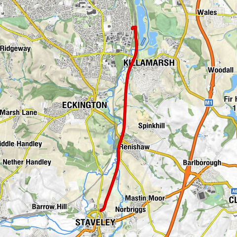 Killamarsh - Chesterfield - Staveley