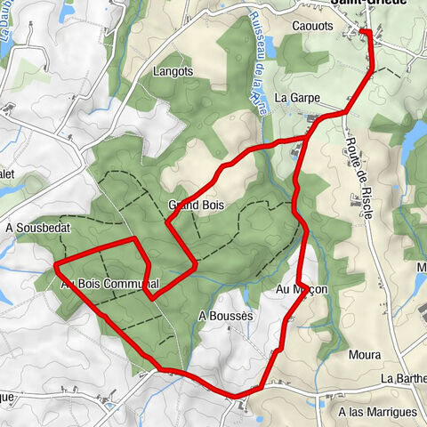 Saint-Griède - Église Saint-Christophe - Au Maçon