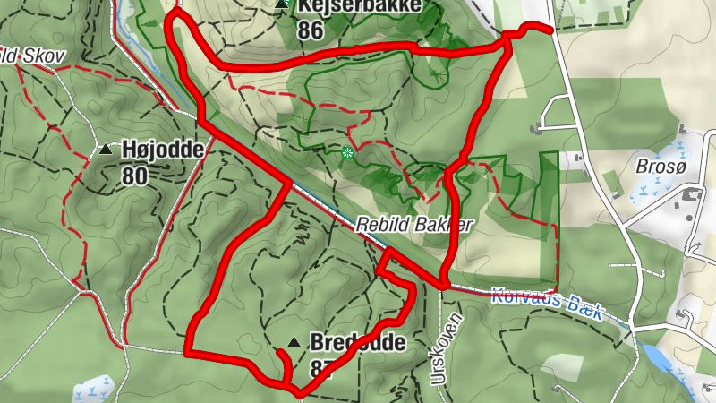 Rebild - Rold Høj - Bredodde