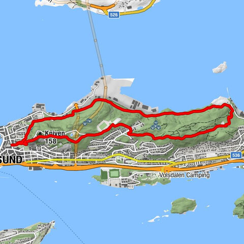 Ålesund - Aksla - Kniven - Kanonen