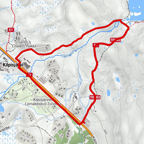 Enontekiö - Ravintola Kilpis - Kilpisjärvi - Ravintola Pikku-Kultamaa ent Tuulan Kahvila