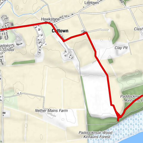 Glencarse - Hawkstane - Chapelhill - St Madoes