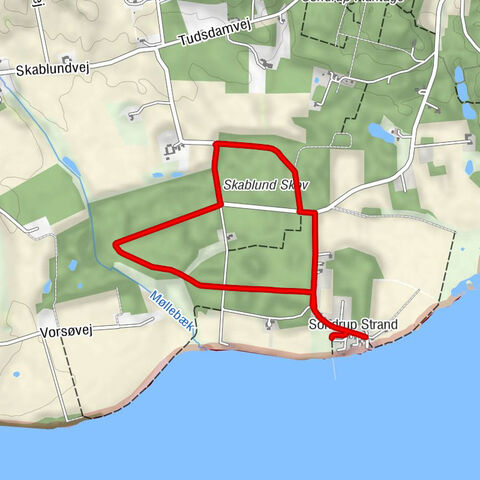 Odder Kommune - Sondrup Strand