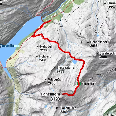 Fanellhorn 3124 m